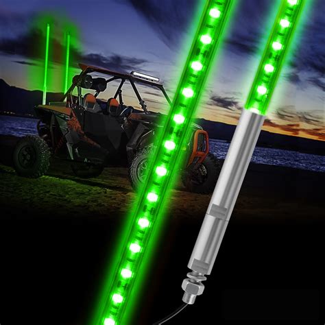 DING.PAI LED Whip Lights Flag Pole Light Safety Antenna Whips Lamp with