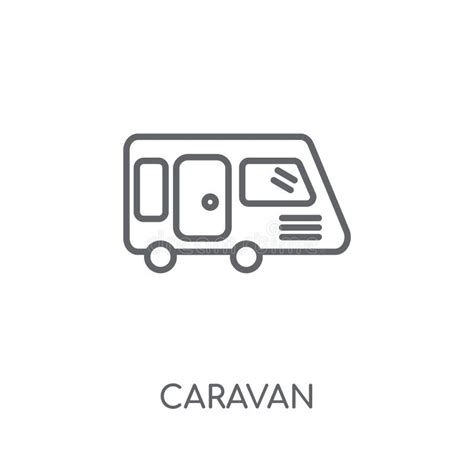 Icône Linéaire De Caravane Concept Moderne De Logo De Caravane D