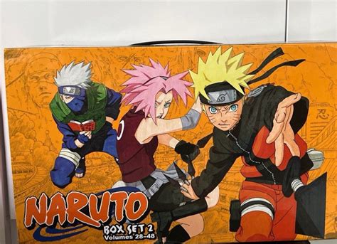 Naruto Manga Box Set Volumes With Special Benefit Authentic And