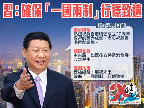 習近平：確保「一國兩制」行穩致遠 香港政治經濟文化學會