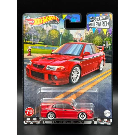 車庫 Hot Wheels 風火輪林蔭大道Mitsubishi EVO VI 三菱 蝦皮購物