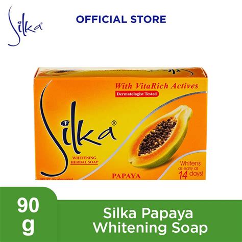 Silka Papaya Whitening Soap 90g Shopee Philippines