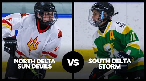 Minor Hockey 91 North Delta Sun Devils Vs South Delta Storm Youtube