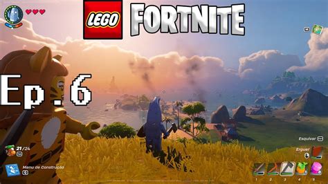 Lego Fortnite 6 Organizando Itens o Muro Está Quase Finalizado