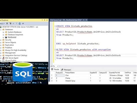 Crear Vistas View En SQL Server Como Crear Una Vista View En SQL