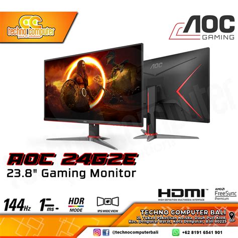 Aoc B Xhm Ultra Slim Monitor Inch Fhd X Va