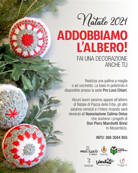 ADDOBBIAMO L ALBERO Fai Una Decorazione Anche Tu Proloco Chiari