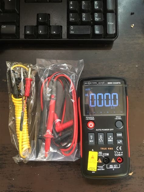 True-RMS Digital Multimeter Button 9999/8000 Counts With Analog Bar ...