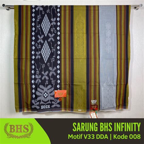 Jual Sarung Bhs Infinity Gold Motif V Dda Infinity Dobby Shopee