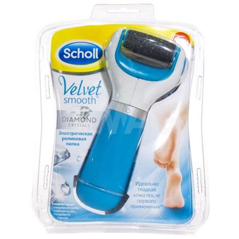 Пилка для ног Scholl роликовая Velvet Smooth Diamond Crystal - IRMAG.RU
