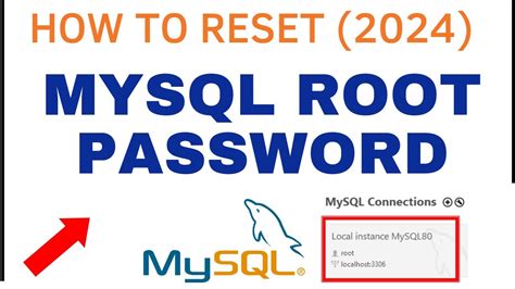 How To Reset Mysql Root Password In Windows 11 How To Reset Mysql Workbench Password Root