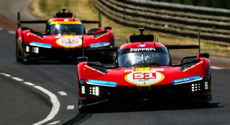 Ferrari Domina La Prima Giornata Di Test Alla Ore Di Le Mans Tra Le