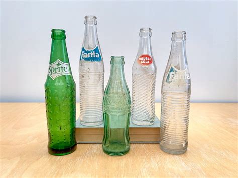 Antique Soda Pop Glass Bottle Collection Early S Mid Century