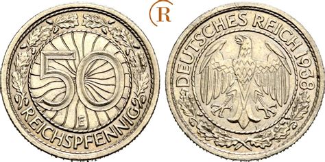 Drittes Reich Kursm Nzen Reichspfennig E Unc Ma Shops