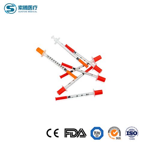 Sunton U Syringe China Diabetic Syringe Manufacturing Ml Insulin