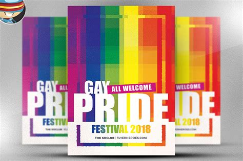 Gay Pride Festival Flyer Template ~ Flyer Templates ~ Creative Market