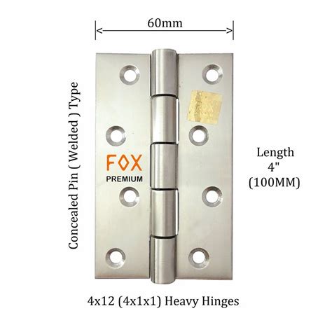 Stainless Steel Hinges 4x12 Welded Hinges Concealed Hinges Butt