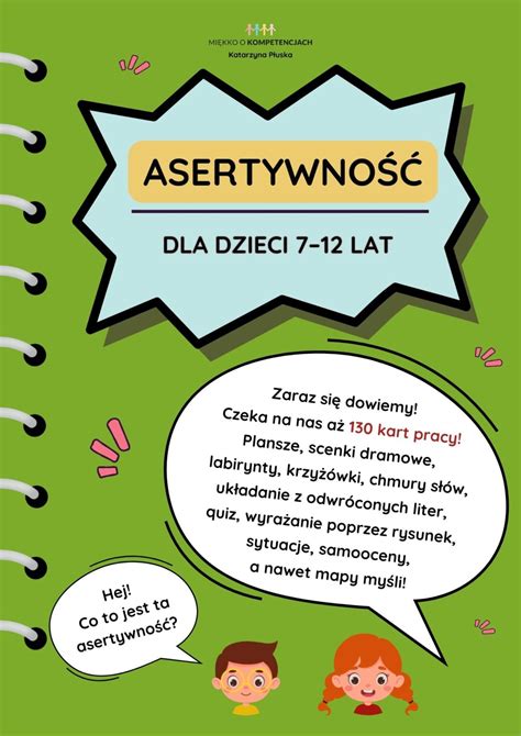 Asertywność dla dzieci 7 12 lat 130 kart pracy e book Złoty nauczyciel