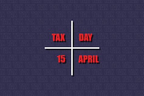 Tax Day Concept Background Usa Tax Day Reminder Concept Background Tax