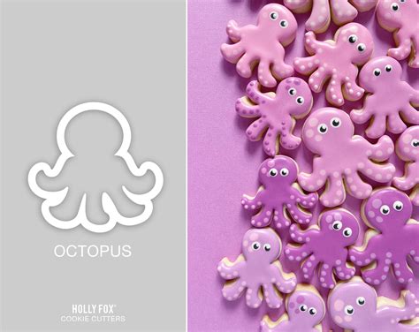 Octopus Cookie Cutter Etsy