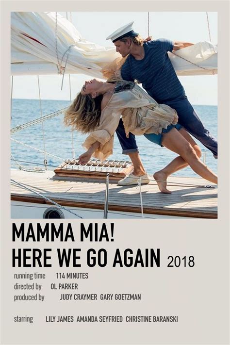 Mamma Mia Here We Go Again By Cass Affiches De Films Style