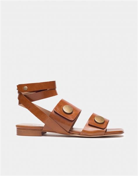 Sandalias Piel Marron Mujer Atelier Yuwa Ciao Jp