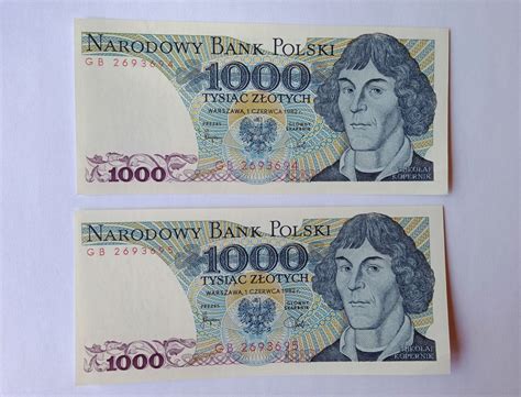 Banknoty Z Prl Kolejne Numery Oficjalne Archiwum