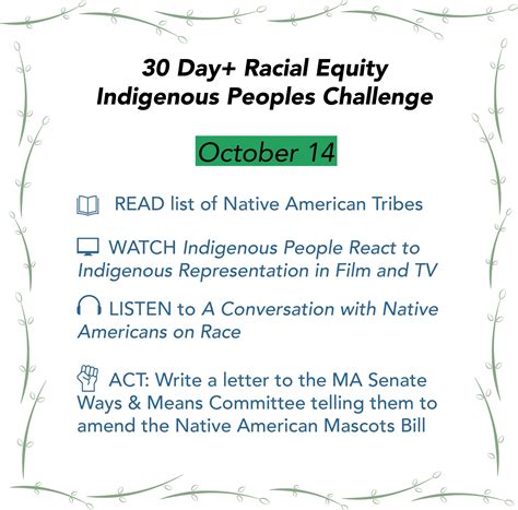 Day 14 Racial Equity Indigenous Peoples Challenge Indigenous Peoples