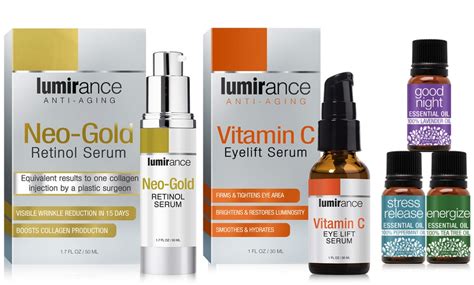 Lumirance Retinol And Vitamin C Anti Aging Skincare Duo Groupon