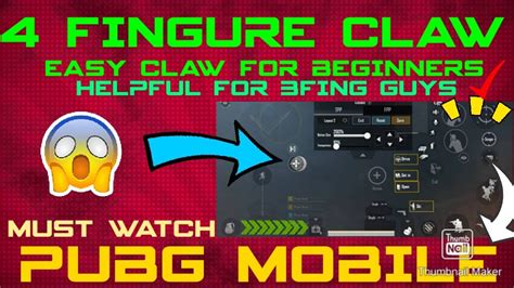 Finger Claw Setup Pubg Mobile Easy Claw Setup For Beginners