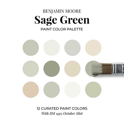 Explore The Stunning Benjamin Moore Sage Green Paint Collection