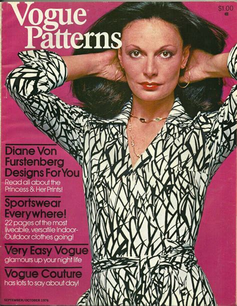 Vintage Vogue Sewing Pattern Wrap Dress B Diane Von