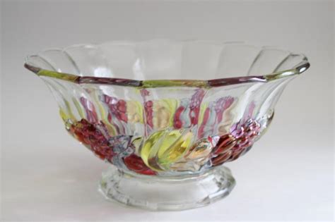 Multi Coloured Glass Fruit Bowl Glass Designs