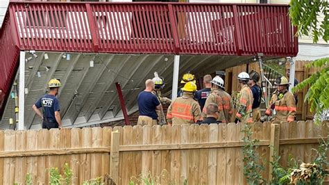 3 Rescued After Deck Collapses In Montgomery County Nbc4 Washington