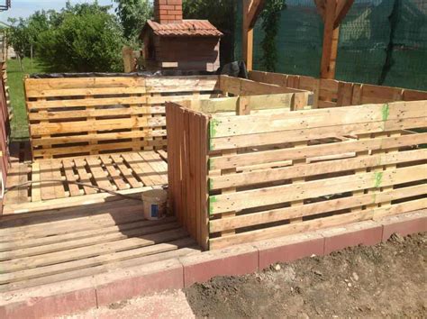 Elevated Pallet Garden Planters Pallets