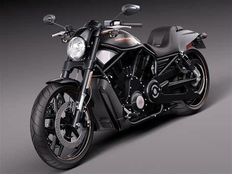 Harley-Davidson V-rod Night Rod Special 2013 3D Model MAX OBJ 3DS FBX ...