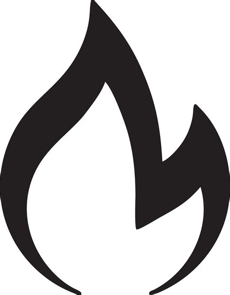 Feuer Hei Symbol Symbol Bild Vektor Illustration Von Das Achtung