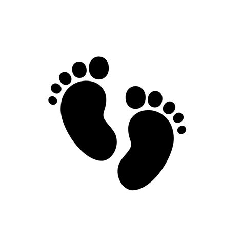 Baby Footprint Baby Feet 2 Different Baby Footprints Baby Foot Png