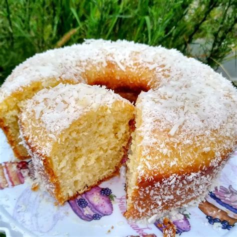 Bolo de coco 100 saudável Cozinha Saudavel