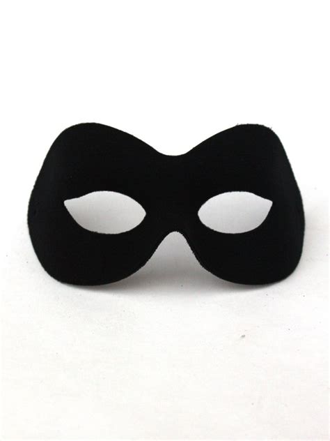 Men's & Women's Plain Black Masquerade Eye Mask