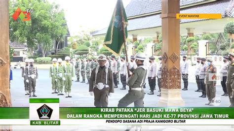 KIRAB PATAKA JER BASUKI MAWA BEYA DALAM RANGKA MEMPERINGATI HARI JADI