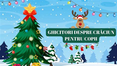 Ghicitori De Craciun Pentru Copii Ghicitori Youtube