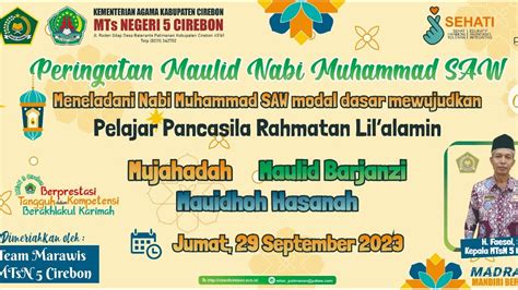 Maulid Nabi Muhammad SAW MTs Negeri 5 Cirebon Mtsn5cirebon