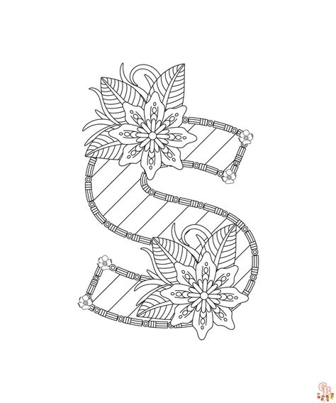 Free Printable Letter S Coloring Page For Kids Coloring Nation