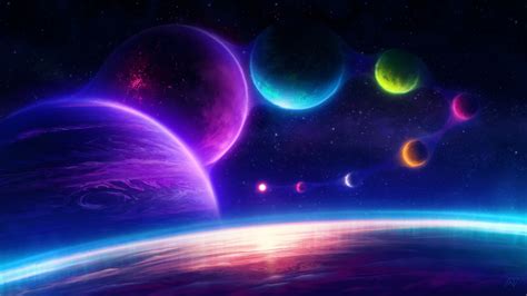 Colorful Space Wallpaper