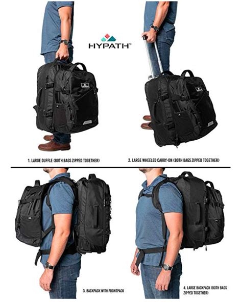 Hypath 2 In 1 Convertible Travel Bag Convertible Travel Bag Backpack