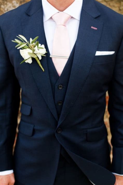 46 Trendy Navy Suits For Grooms Weddingomania