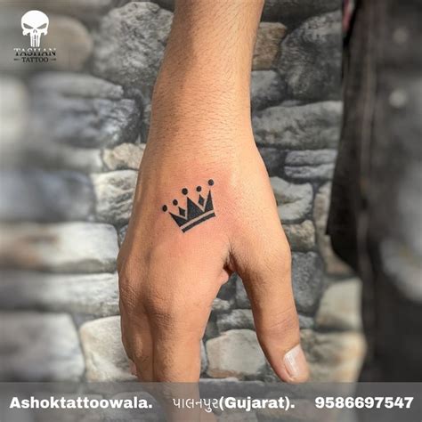 Crown Tattoo Crown Tattoo On Hand Small Crown Tattoo In