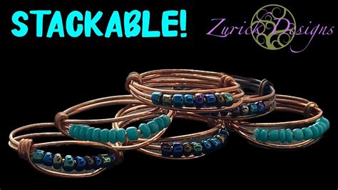 Wire Wrapping Tutorial Fun Stackable Seed Bead Rings Great For