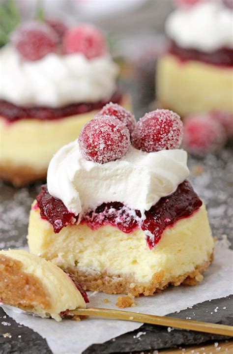 Christmas Mini Cheesecakes Best Dessert Recipe Ever